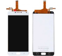 Дисплей Asus ZenFone 4 Max 5.5" (ZC554KL)/4 Max Pro/4 Max Plus + тачскрин (сенсор), белый, в рамке