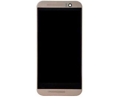 Дисплей для HTC One M9 + сенсорний екран, чорна, з передньою панеллю золотистого колір