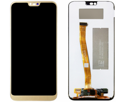 Дисплей Huawei Honor 10 COL-AL00/COL-AL10/COL-L29/COL-TL00/COL-TL-10 + тачскрин (сенсор), золотистый, без датчика отпечатка пальца (Touch ID)