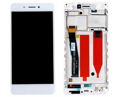 Дисплей Huawei Honor 6C (DIG-L01) / Nova Smart (DIG L21 / DIG-L21HN) / Enjoy 6s (DIG-AL00) + тачскрін (сенсор), білий, в рамці