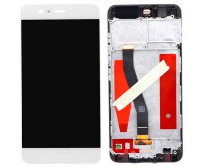 Дисплей Huawei P10 VTR-L09/VTR-L29 + тачскрин (сенсор), белый, в рамке золотистого цвета, Dazzling Gold