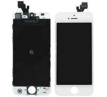 Дисплей iPhone 5 + тачскрин (сенсор), белый, копия ,TianMa (TM)