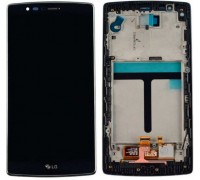 LCD LG H950 G Flex 2 / H955 / US995 / LS996 + touch-screen (sensor), black, in frame, original