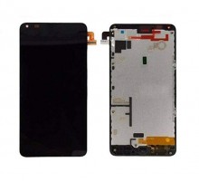 Дисплей Microsoft 640 Lumia + тачскрин (сенсор), черный, в рамке