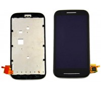 Дисплей Motorola XT1021 Moto E/XT1022/XT1023/XT1025 + тачскрин (сенсор), черный, в рамке