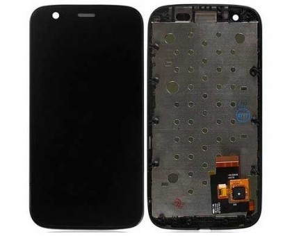 Display Motorola XT1032 Moto G / XT1033 / XT1036 + touchscreen (sensor), black, in frame