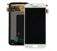 Дисплей Samsung G930F Galaxy S7 / G930FD + тачскрін (сенсор), білий, OLED, копія хорошої якості