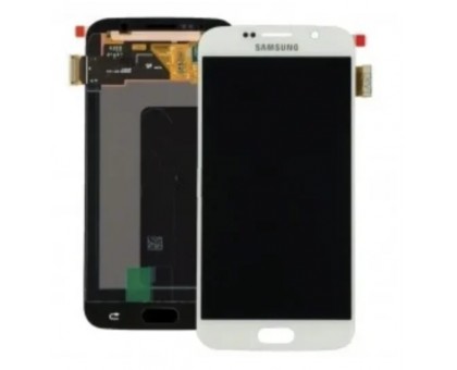 Дисплей Samsung G930F Galaxy S7 / G930FD + тачскрін (сенсор), білий, OLED, копія хорошої якості