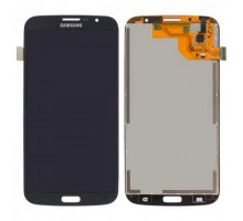 Дисплей Samsung i9200 Galaxy Mega 6.3/i9205 + тачскрин (сенсор), синий, в рамке