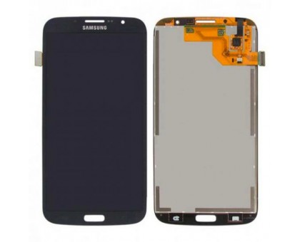 Дисплей Samsung i9200 Galaxy Mega 6.3 / i9205 + тачскрін (сенсор), синій, в рамці