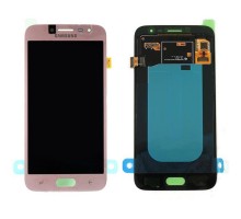 Дисплей Samsung J250F Galaxy J2 2018/J250F Galaxy J2 Pro 2018 + тачскрин (сенсор), розовый, оригинал , переклеено стекло
