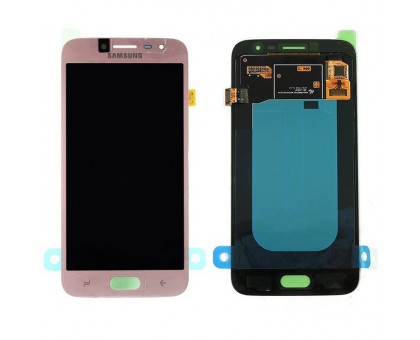 Дисплей Samsung J250F Galaxy J2 2018/J250F Galaxy J2 Pro 2018 + тачскрин (сенсор), розовый, оригинал , переклеено стекло