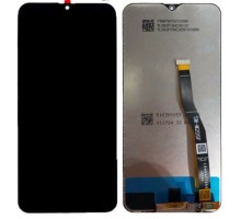 Дисплей Samsung M205F Galaxy M20 + тачскрин (сенсор), черный, оригинал , переклеено стекло