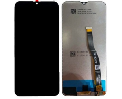 Дисплей Samsung M205F Galaxy M20 + тачскрин (сенсор), черный, оригинал , переклеено стекло