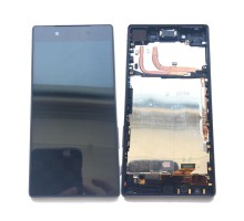 Дисплей Sony E6603 Xperia Z5/E6653 + тачскрин (сенсор), черный, в рамке, оригинал