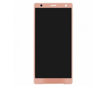 Дисплей Sony H8216 Xperia XZ2/H8266/H8276/H8296 + тачскрин (сенсор), розовый, Ash Pink, оригинал