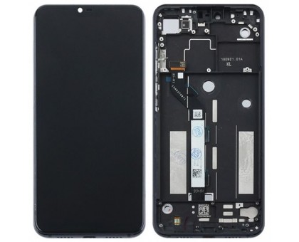 Дисплей Xiaomi Mi8 Lite/Mi8X + тачскрин (сенсор), черный, в рамке