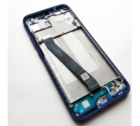 Lcd Xiaomi Redmi 7 + touch-screen (sensor), black, in blue frame, original