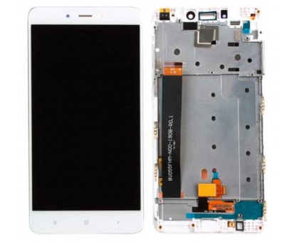 Lcd Xiaomi Redmi Note 4 Snapdragon + touchscreen (sensor), white, in frame