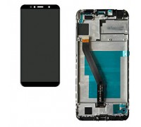 Дисплей Honor 7A Pro 5.7 AUM-L29/Honor 7C 5.7 AUM-L41, Huawei Y6 2018 ATU-L21/Y6 Prime 2018 ATU-L31 + тачскрин (сенсор), черный, в рамке