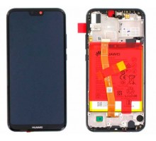 Дисплей Huawei P20 Lite ANE-LX1 (Nova 3e) + тачскрин (сенсор), черный, в рамке, Midnight Black