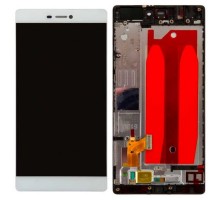 Дисплей Huawei P8 (GRA-L09/GRA-UL00) + тачскрин (сенсор), белый, в рамке