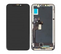 Дисплей iPhone X + тачскрін (сенсор), чорний, копія високої якості, OLED, ZY OEM hard