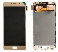 Дисплей Lenovo P2 Vibe P2A42/P2C72 + тачскрин (сенсор), золотистый, Amoled, оригинал