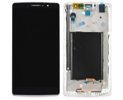 Дисплей LG H540 G4 Stylus Dual Sim / H542 / H631 / H630 / H635 / LS770 / MS631 + тачскрін (сенсор), чорний, в рамці білого кольору, оригінал
