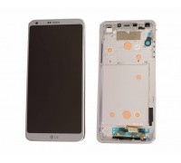Дисплей LG H870 G6 / H871 / H872 / H873 / LS993 / US997 / VS998 + тачскрін (сенсор), білий, Mystic White, в рамці, оригінал
