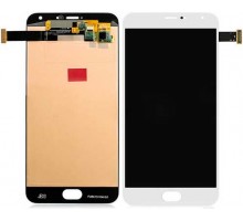 Дисплей Meizu Pro 5 + тачскрин (сенсор), белый, Amoled, оригинал