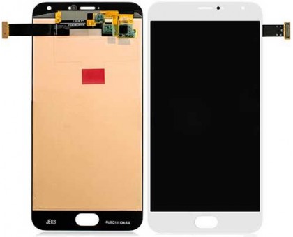 Дисплей Meizu Pro 5 + тачскрин (сенсор), белый, Amoled, оригинал