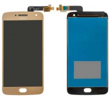 Дисплей Motorola XT1684 Moto G5 Plus/XT1685/XT1687 + тачскрин (сенсор), золотистый