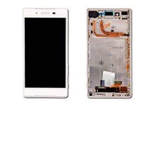 Дисплей Sony E6603 Xperia Z5/E6653/E6633 Dual + тачскрин (сенсор), белый, в рамке