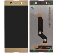 Дисплей Sony G3212 Xperia XA1 Ultra Dual/G3221/G3223/G3226 + тачскрин (сенсор), золотистый, оригинал