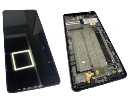 Дисплей Sony i3312 Xperia L3 / i3322 / i4312 / i4332 + тачскрін (сенсор), чорний, в рамці, оригінал