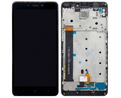 Lcd Xiaomi Redmi Note 4 Snapdragon + touch-screen (sensor), black, in frame