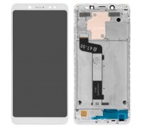 Дисплей Xiaomi Redmi Note 5/ Redmi Note 5 Pro + тачскрин (сенсор), белый, в рамке