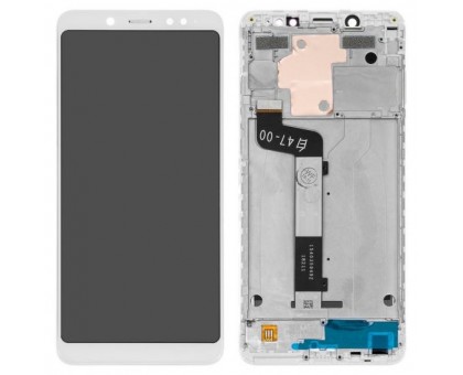 Lcd Xiaomi Redmi Note 5 / Redmi Note 5 Pro + touch-screen (sensor), white, in frame