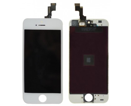 Дисплей iPhone 5S/SE + тачскрин (сенсор), белый, оригинал