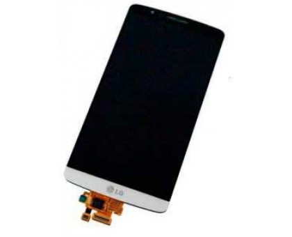 Lcd LG D855 G3 + touch-screen (sensor), white, in frame, original