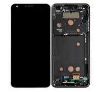 Дисплей LG H870 G6 / H871 / H872 / H873 / LS993 / US997 / VS998 + тачскрін (сенсор), чорний, в рамці, оригінал