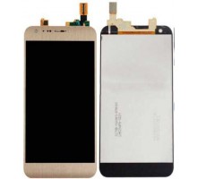 Дисплей LG K580 X Cam + тачскрин (сенсор), золотистый, оригинал