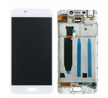 Дисплей Meizu M6 M711H + тачскрин (сенсор), белый, в рамке