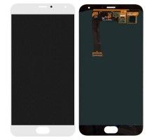 Дисплей Meizu MX5 M575 /MX5e /MX5e Lite + тачскрин (сенсор), белый, OLED, копия хорошего качества