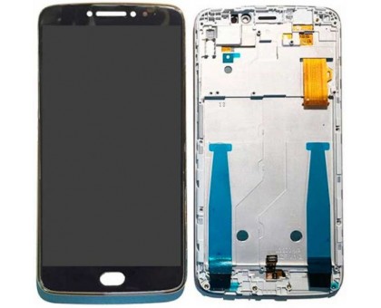 Дисплей Motorola XT1770 Moto E4 Plus/XT1771/XT1772/XT1773, версия MediaTek + тачскрин (сенсор), черный, в рамке