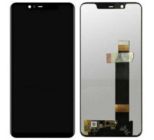 Дисплей Nokia 5.1 + тачскрин (сенсор), черный, оригинал