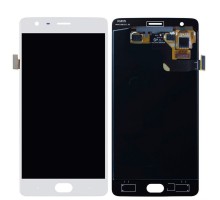 Дисплей OnePlus 3 A3003/3T A3010 + тачскрин (сенсор), белый, OLED, копия хорошего качества
