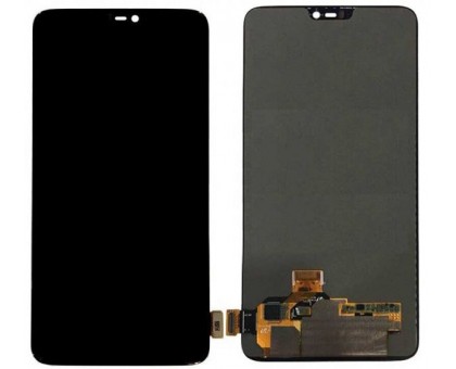 Дисплей OnePlus 6 A6003 + тачскрин (сенсор), черный, OLED, копия хорошего качества