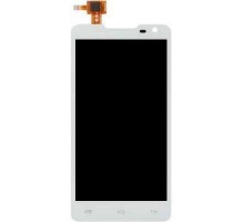 Дисплей Prestigio MultiPhone PAP5044 Duo/Pioneer S90W + тачскрин (сенсор), белый, оригинал